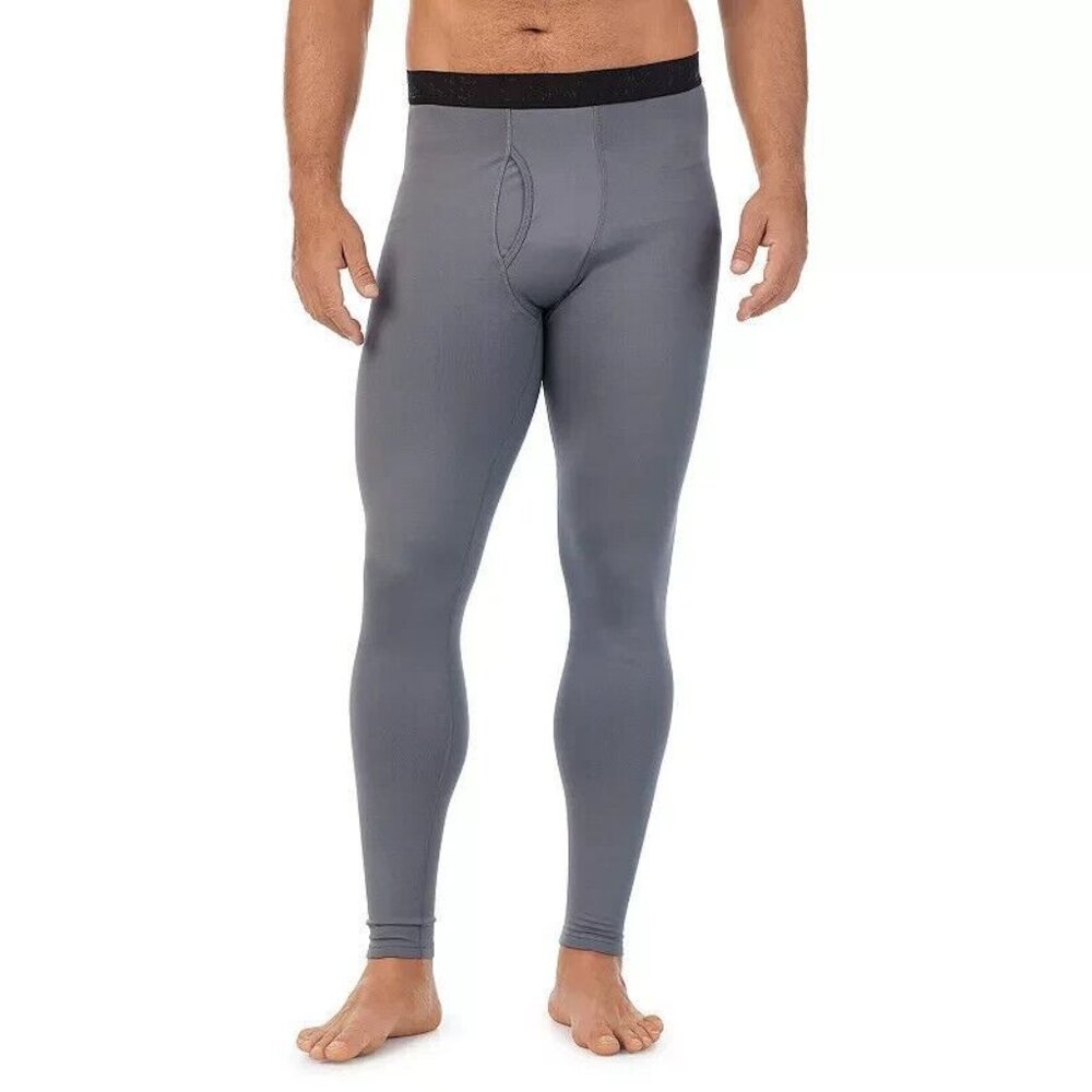 Mens Cuddl Duds Heavyweight ArctiCore Performance Base Layer Pant Grey Size XXL